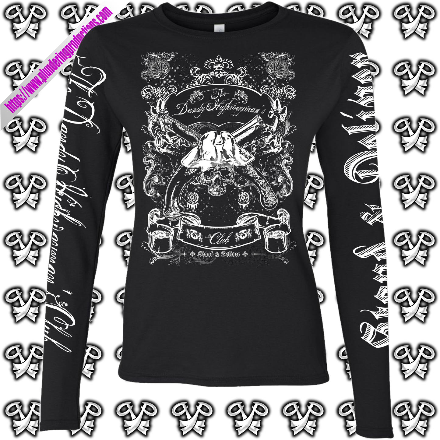 The Dandy Highwayman’s Club Long Sleeve T-Shirt Price Reduced