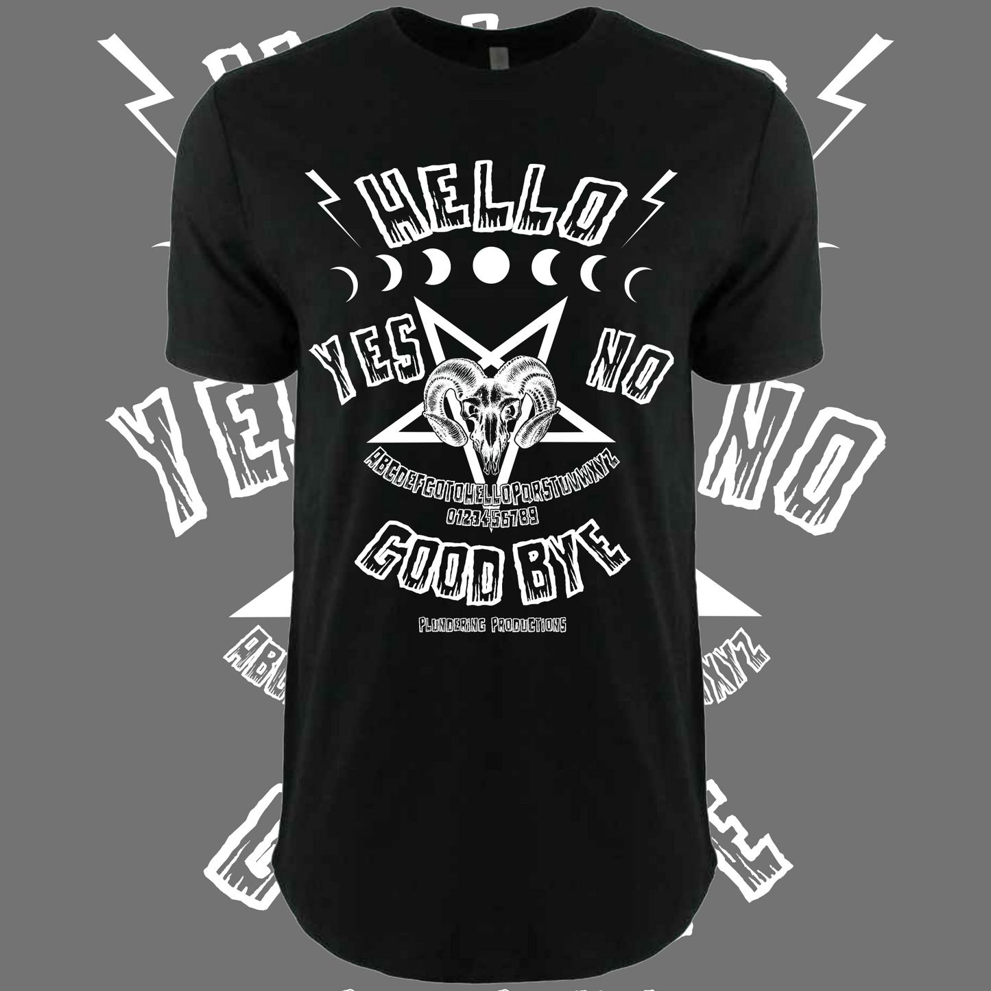 Ouija Board Long Body T-shirt