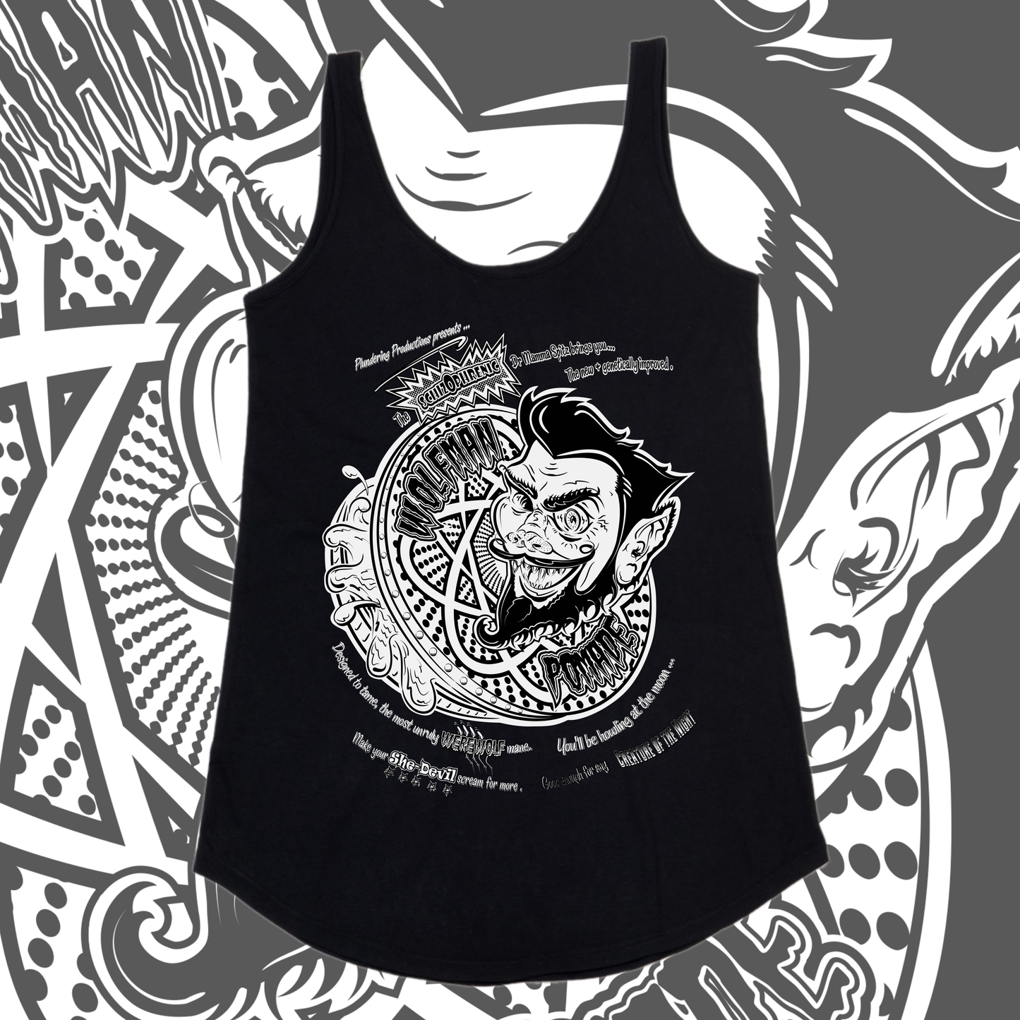 Wolfman Pomade Advert Vest