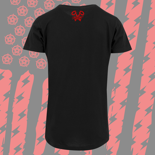 Men's Demon Flag Long Body T-Shirt