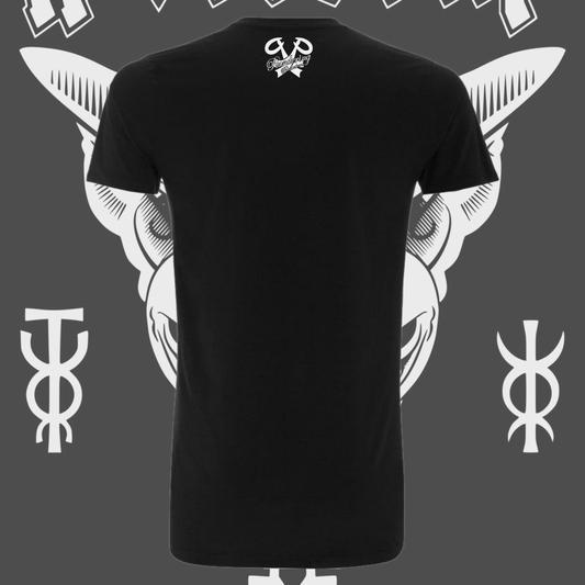 Men's Worship Meow Long Body T-shirt back