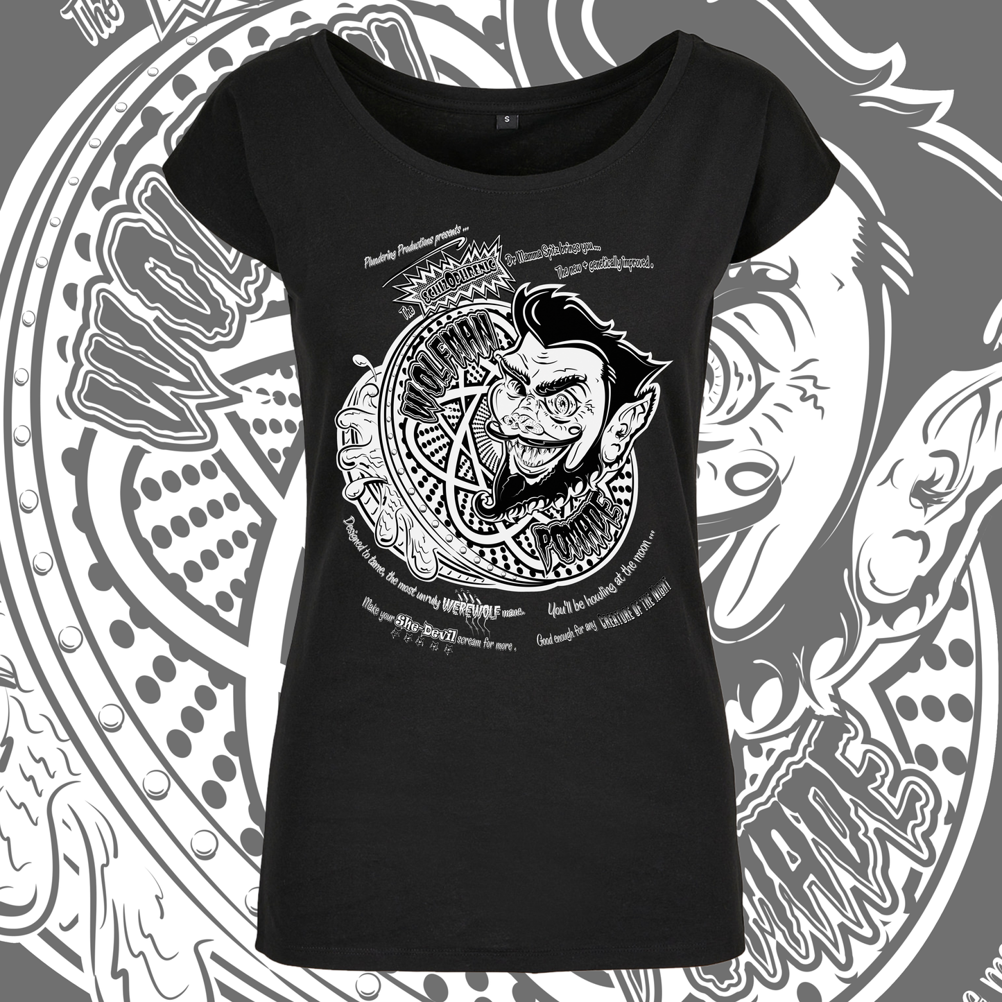 Wolfman Pomade Advert T-shirt