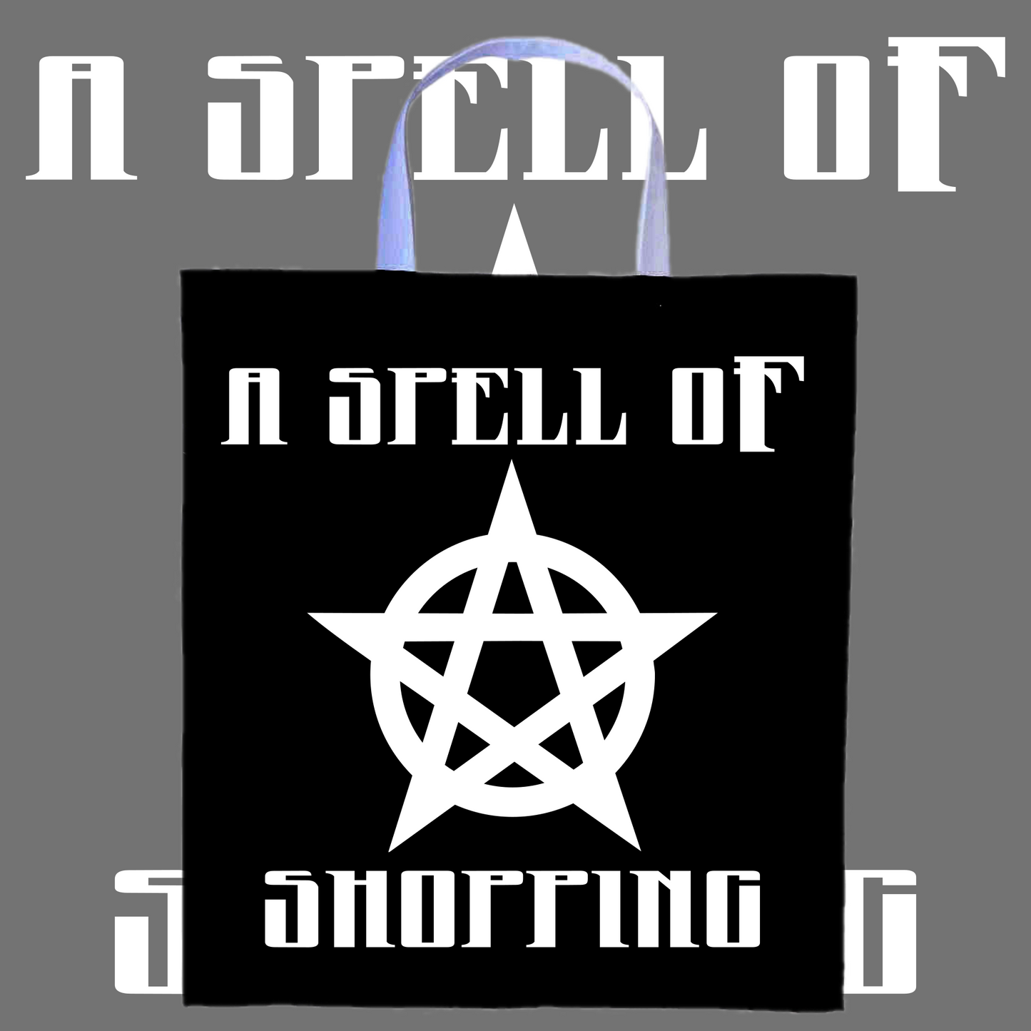 A Spell Of Shopping Contrast Handle Tote bag