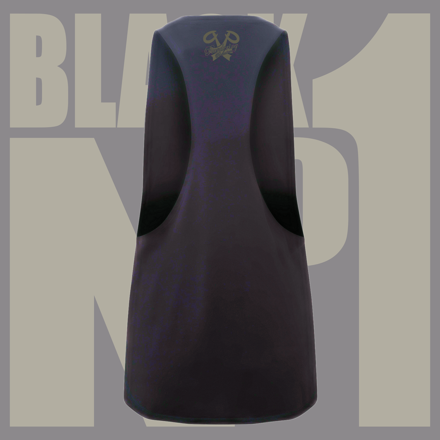 Women's Black No1 Racerback Vest black