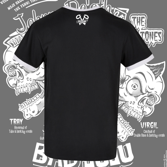 Men's Johnny De’ath & the Skelli-Tones Ringer T-shirt