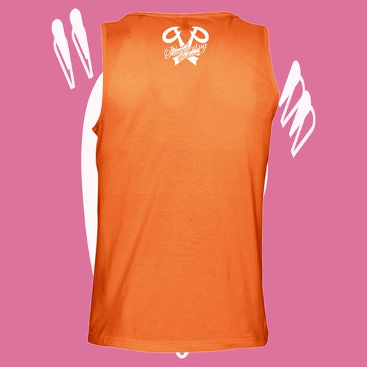 "Oi!" Vest orange back