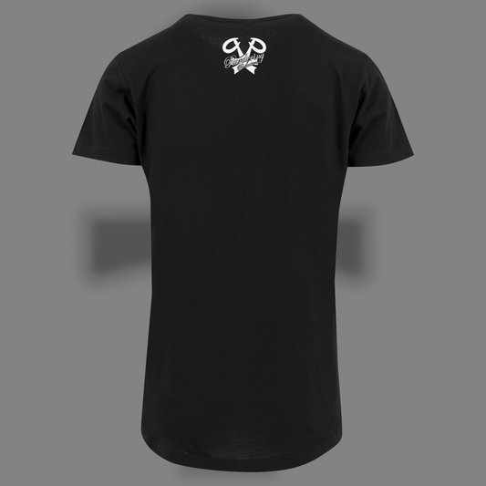 Men's Inverted Cross Long Body T-shirt