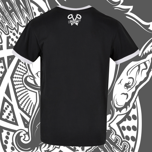 Wolfman Pomade Advert Ringer T-shirt