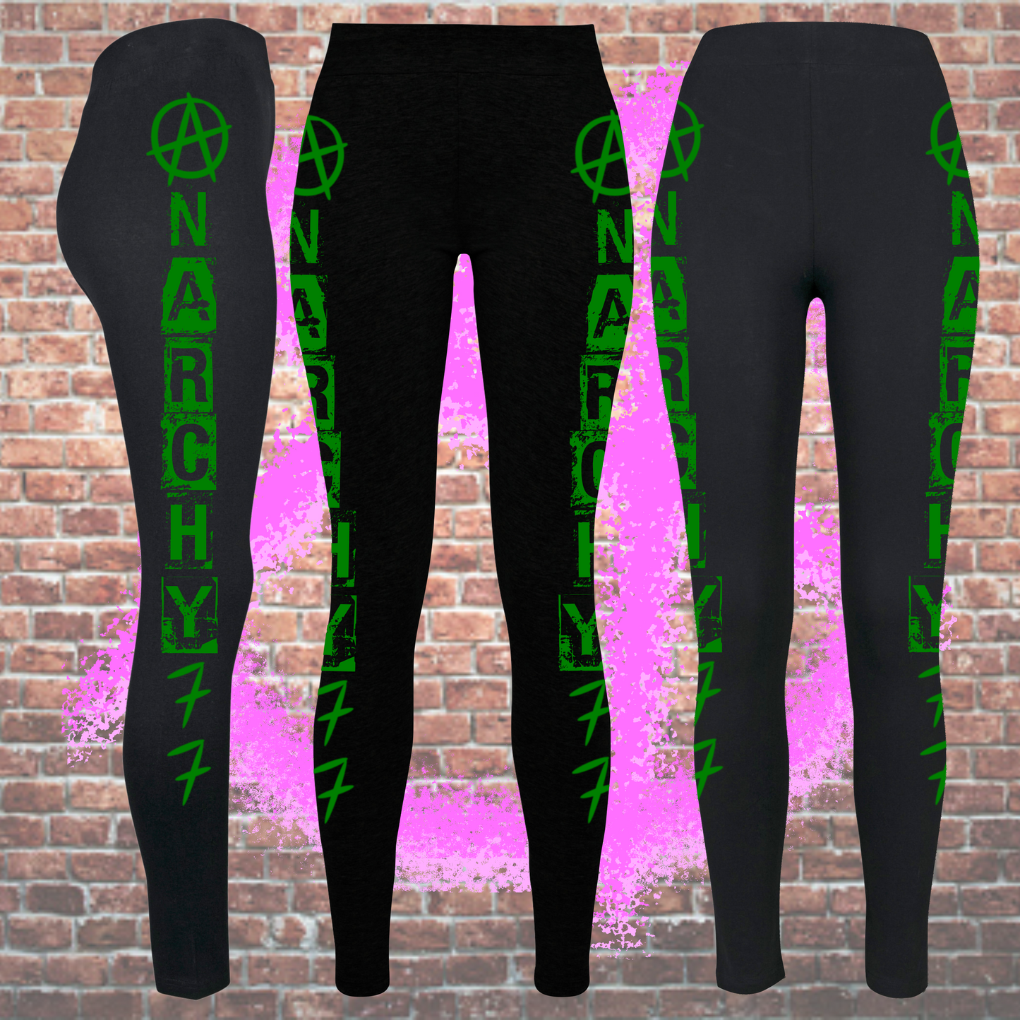 Anarchy 77 Leggings green