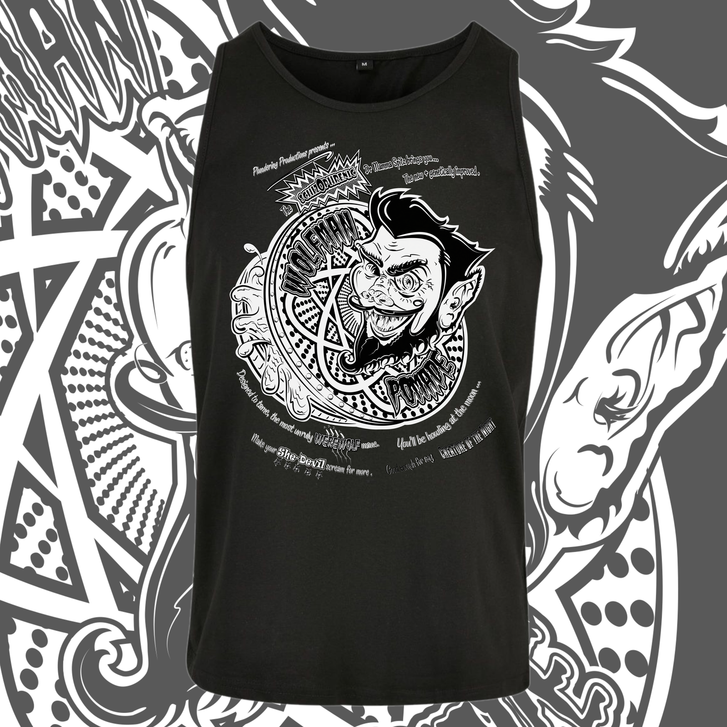 Wolfman Pomade Advert Vest