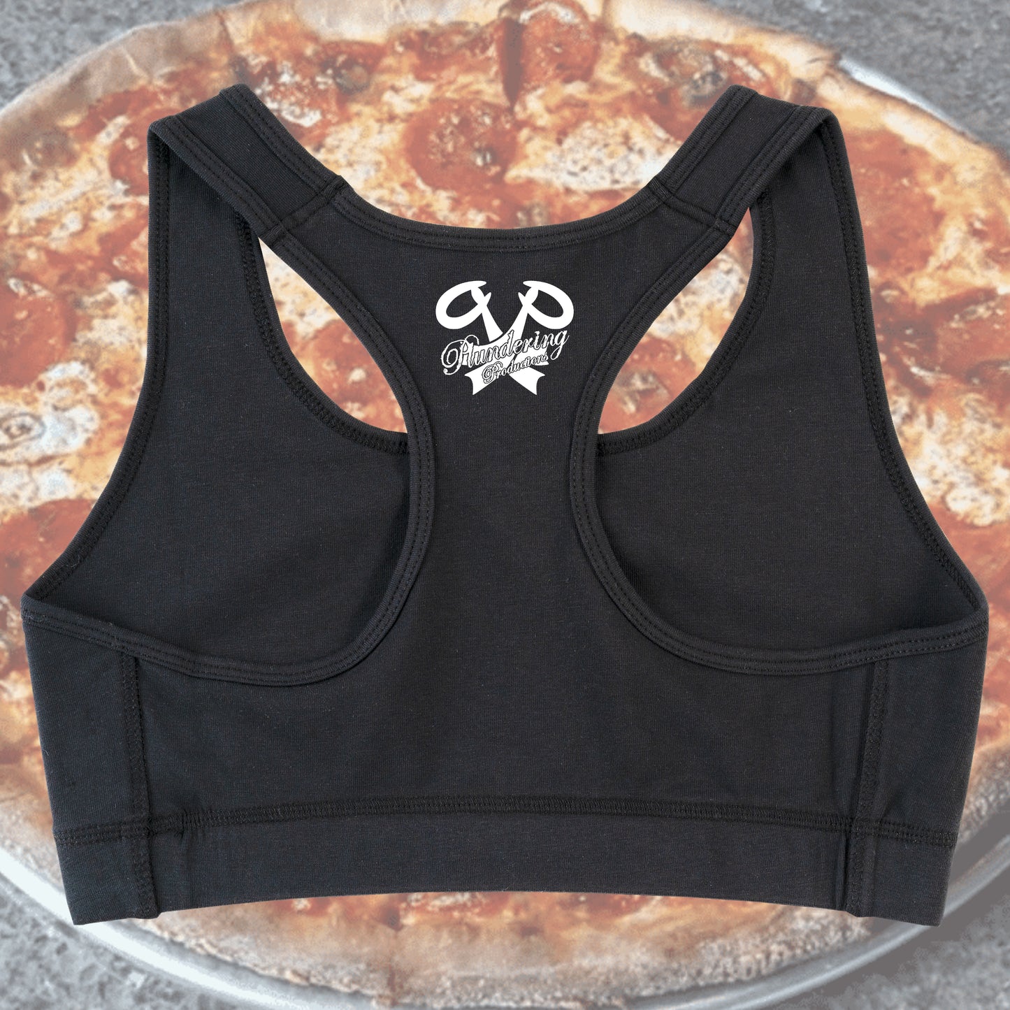 Women's Running For Pizza Active Bra Vest