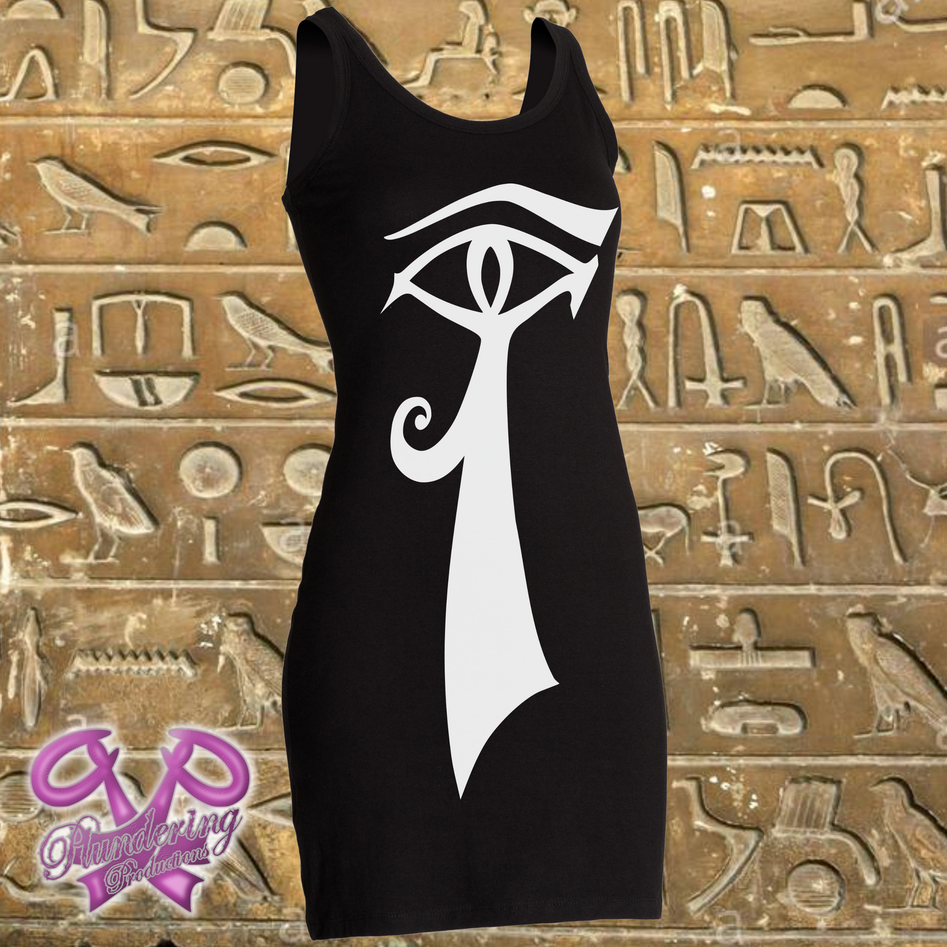 Women's Eye Of Horus Vest Dress