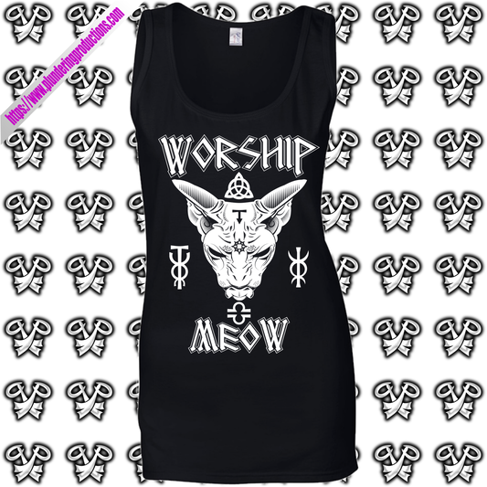 Worship Meow Vest Reduced Price