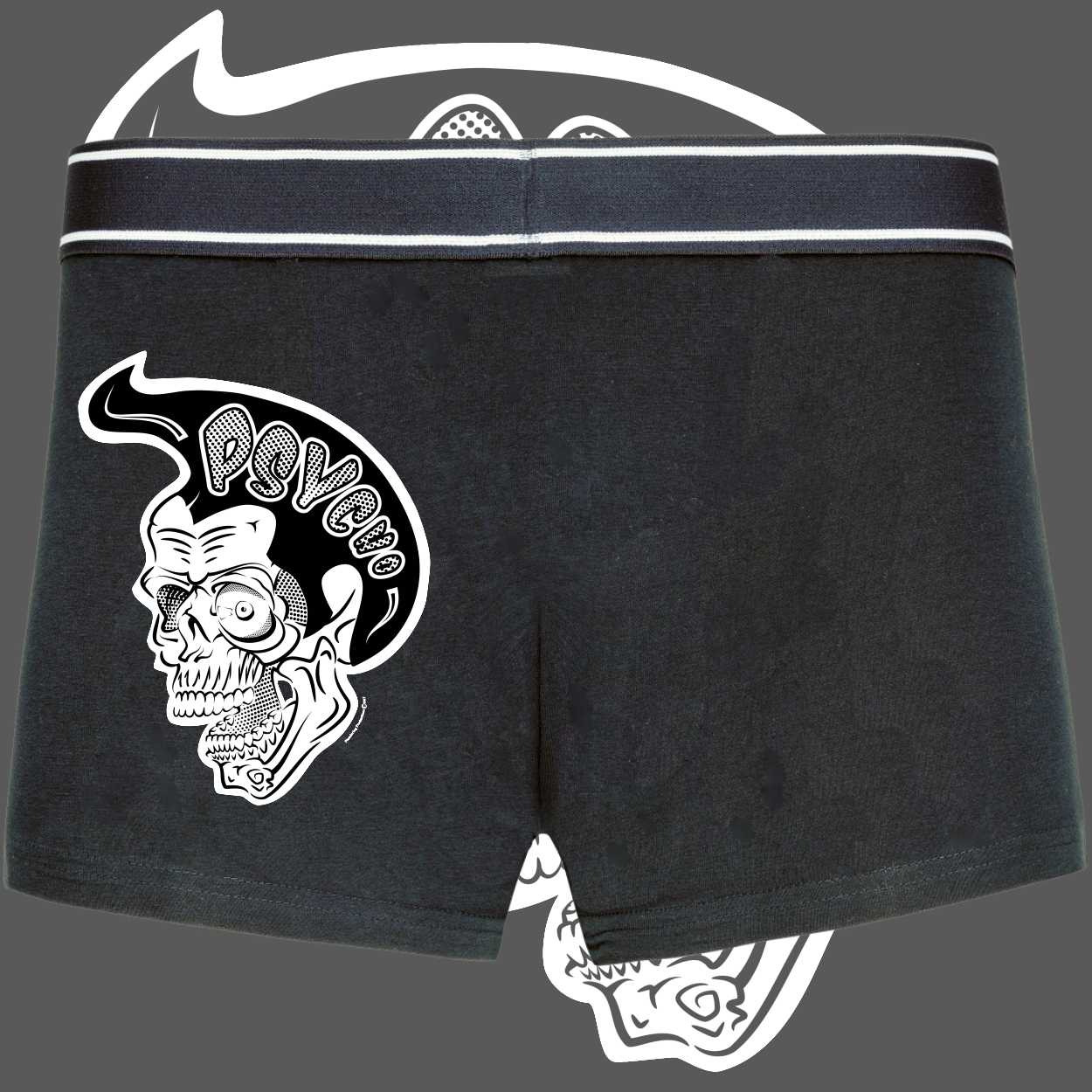 Psycho Skull Boxer Pants