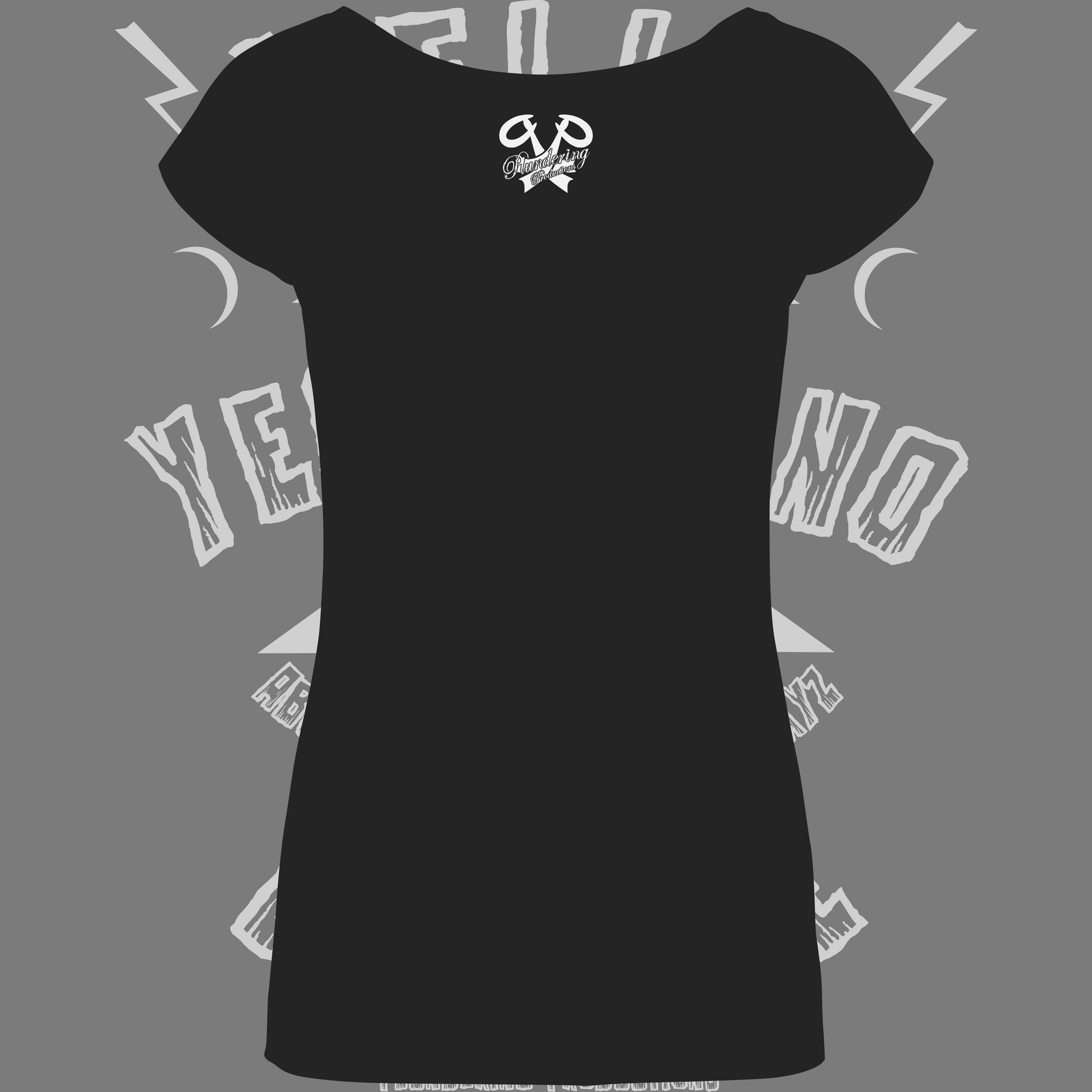 Women's T-shirt in black 9 sizes