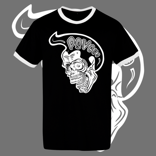 Psycho Skull Ringer T-Shirt