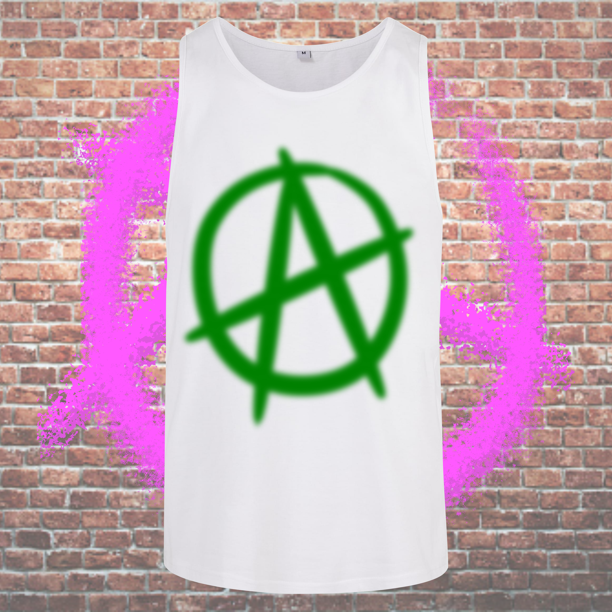 Anarchy Vest white green