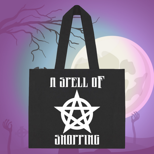 A Spell Of Shopping Large Street Tote Bag