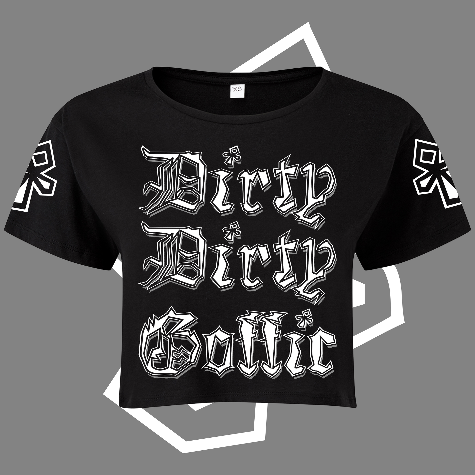 Dirty Dirty Goffic Cropped T-shirt
