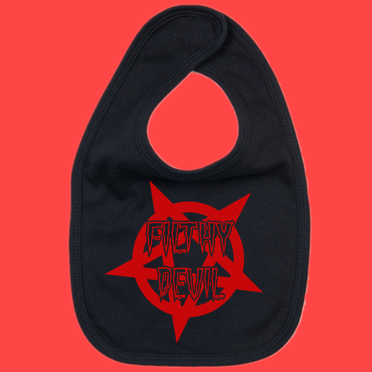 Filthy Devil Baby Bib