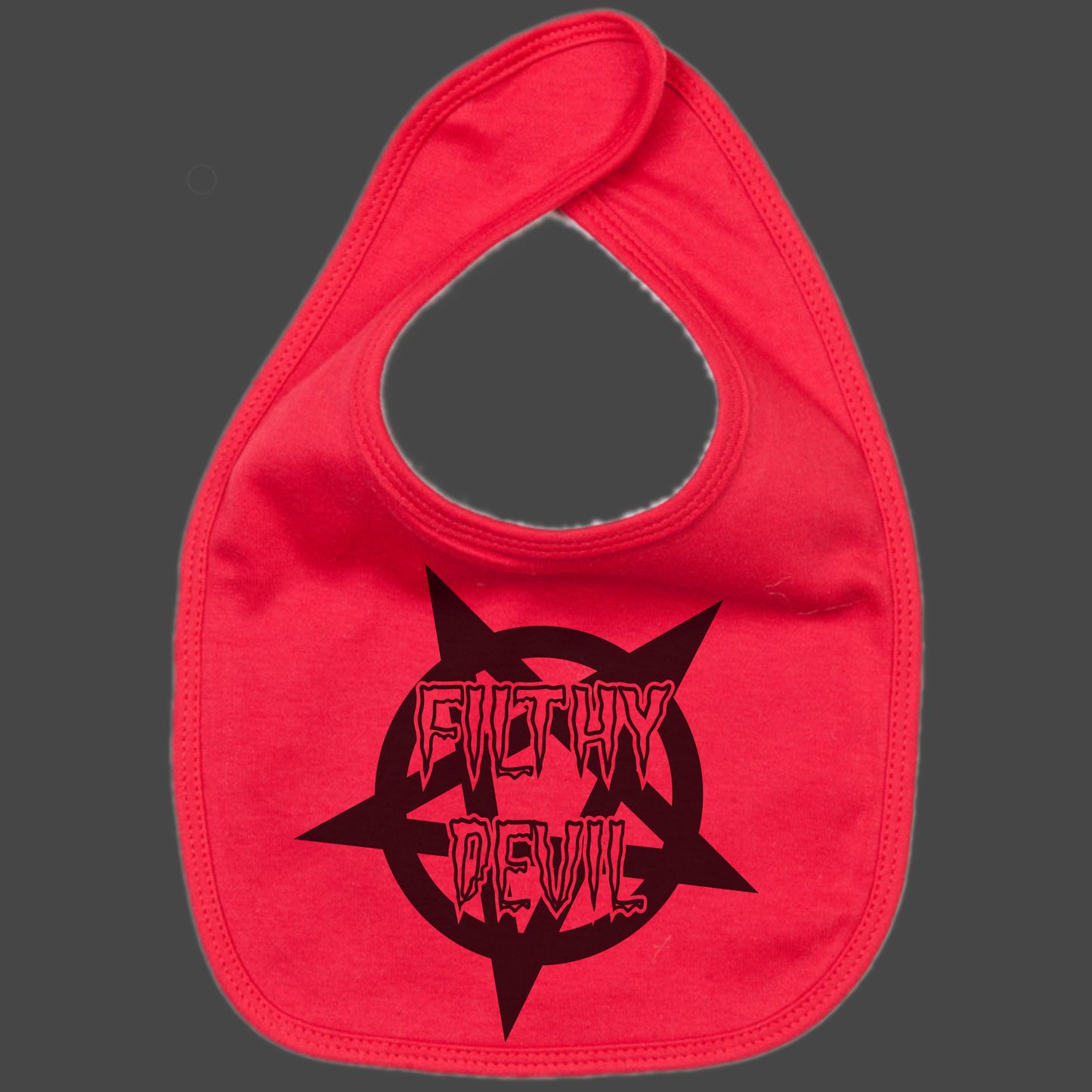 Filthy Devil Baby Bib