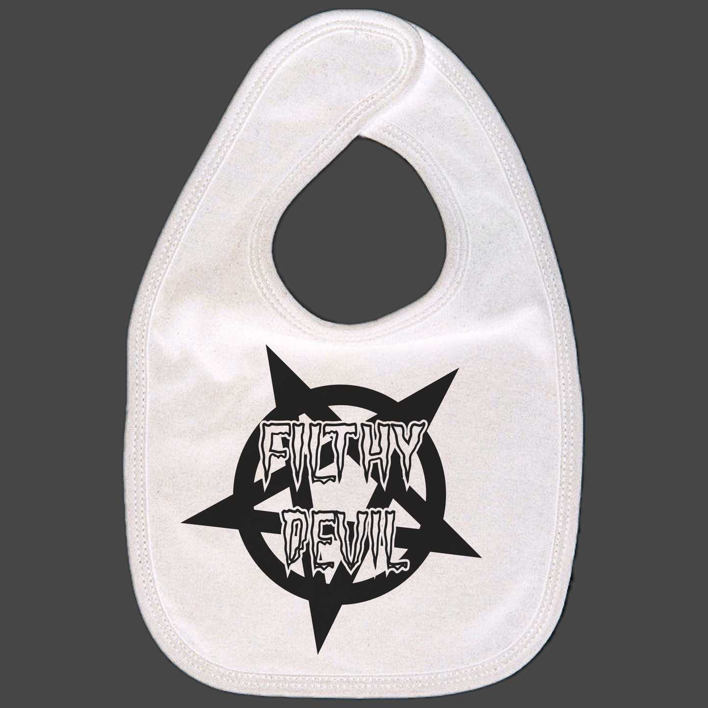 Filthy Devil Baby Bib