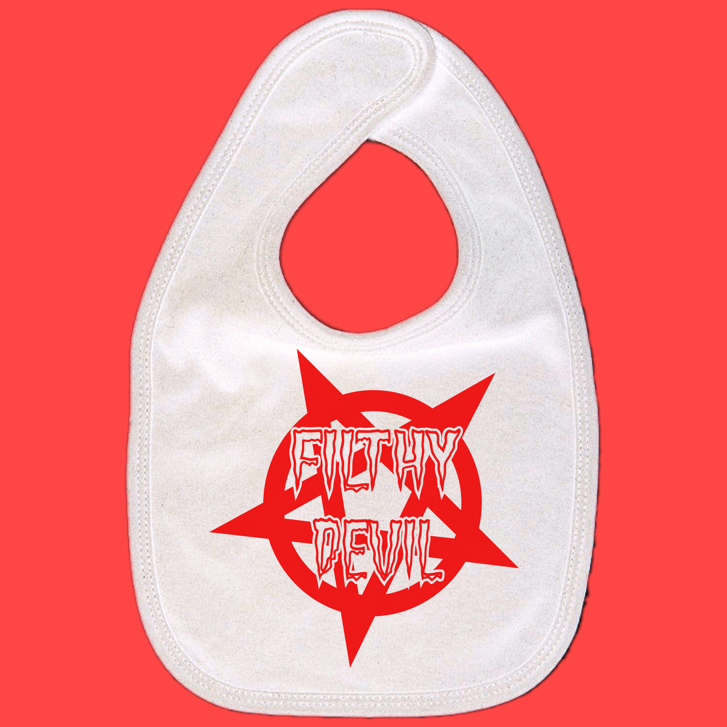 Filthy Devil Baby Bib