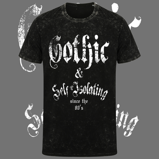 men's Gothic And Self-Isolating Worn Style T-shirt
