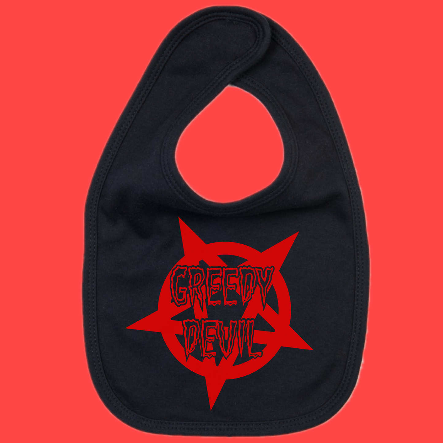 Greedy Devil Baby Bib