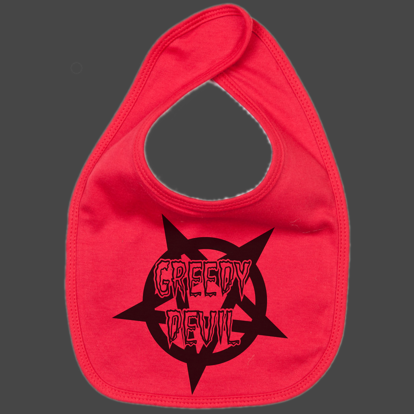 Greedy Devil Baby Bib