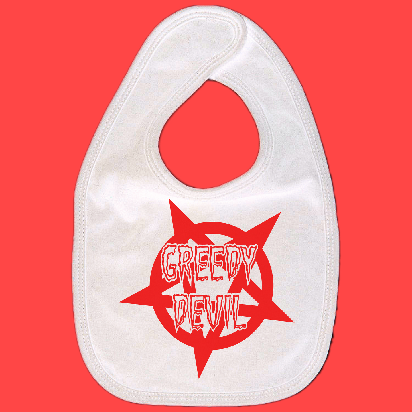 Greedy Devil Baby Bib