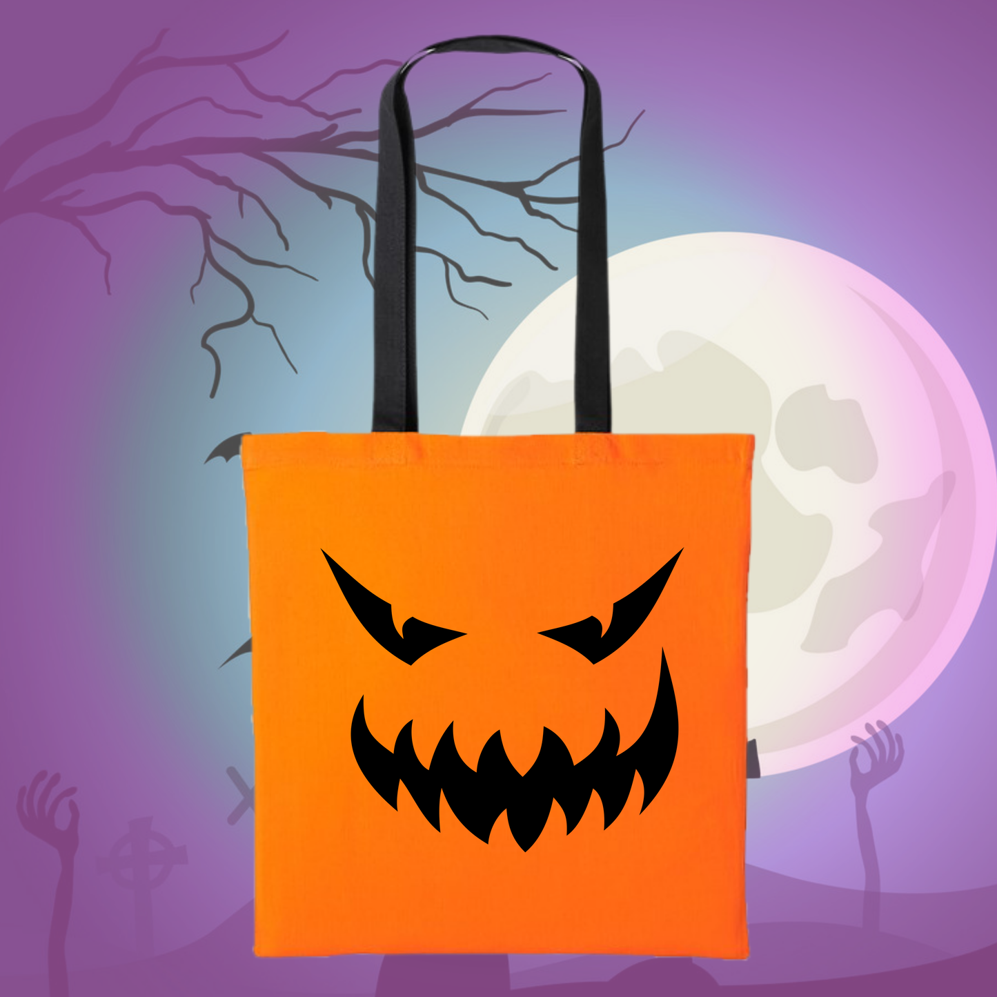 Halloween Pumpkin Tote