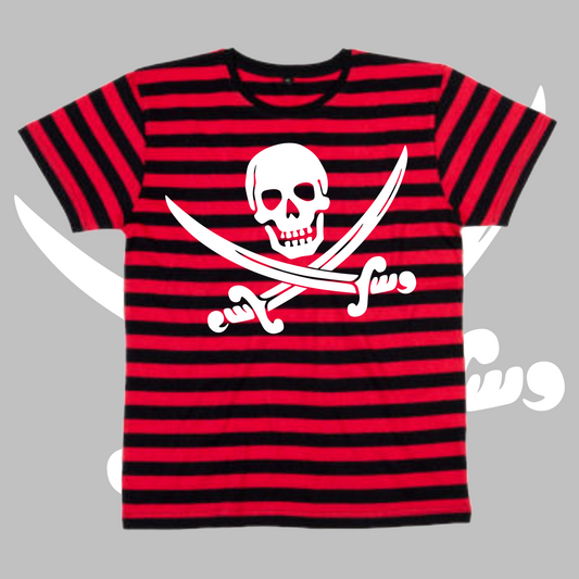 men's Jolly Roger Stripy T-shirt