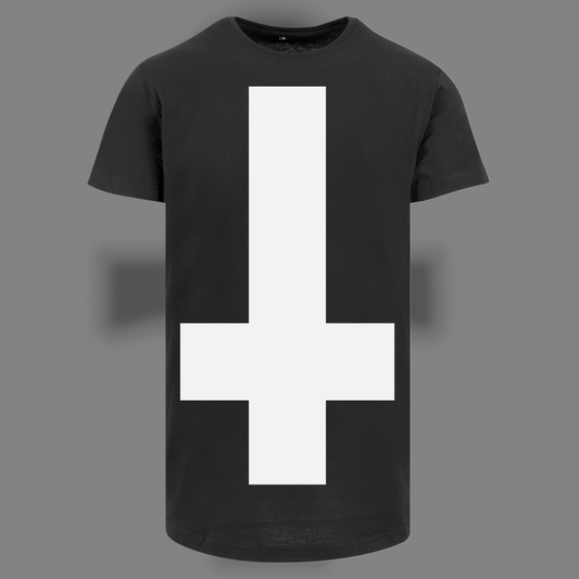 Men's Inverted Cross Long Body T-shirt