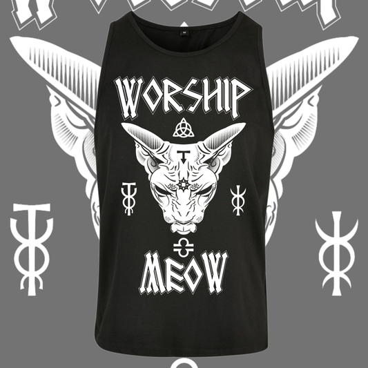 Men's Worship Meow Vest