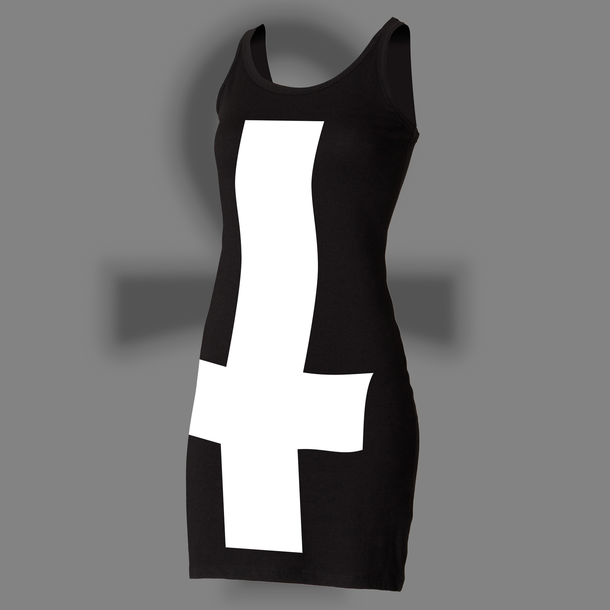 Long black 2024 vest dress